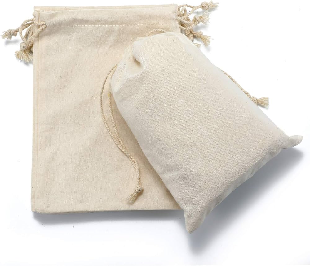 reusable muslin bag