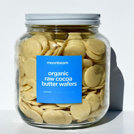 organic raw cocoa butter wafers